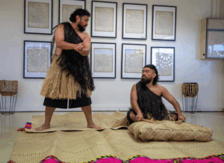 Cousins Kapieri Samisoni and Tristan Petueli embrace their Rotuman culture through dance