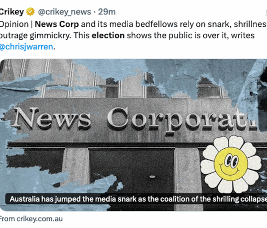 "News Corp and its media bedfellows rely on snark, shrillness and outrage gimmickry
