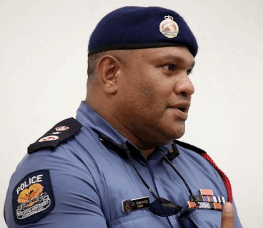PNG Police Commissioner David Manning