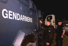Sixteen Centaur armoured vehicles have been deployed by French security forces in advance of the anniversary of last year's rioting on May 13