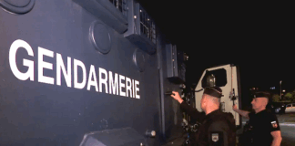 Sixteen Centaur armoured vehicles have been deployed by French security forces in advance of the anniversary of last year's rioting on May 13