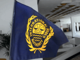 The International Seabed Authority flag