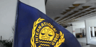 The International Seabed Authority flag