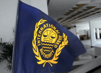 The International Seabed Authority flag