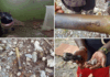 Images have been circulating on social media of Indonesian rockets that have been reportedly fired on villages