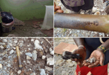 Images have been circulating on social media of Indonesian rockets that have been reportedly fired on villages