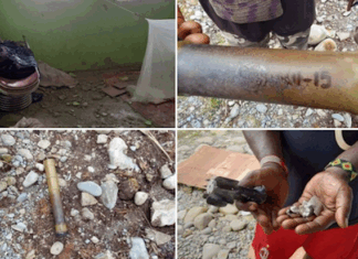 Images have been circulating on social media of Indonesian rockets that have been reportedly fired on villages