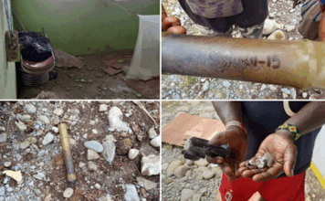 Images have been circulating on social media of Indonesian rockets that have been reportedly fired on villages