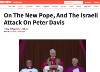 Gordon Campbell's Scoop column on the Pope and the Israeli Institute