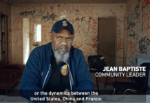Kanak community leader Jean Baptiste