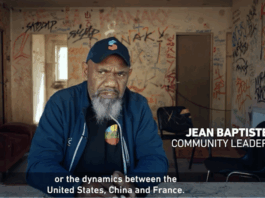 Kanak community leader Jean Baptiste