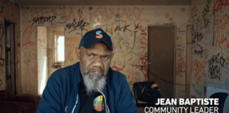 Kanak community leader Jean Baptiste