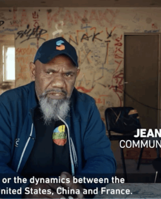 The West v China: Fight for the Pacific – Episode 1: The Battlefield Kanak community leader Jean Baptiste