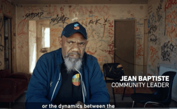 Kanak community leader Jean Baptiste