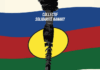 A poster highlighting the issue of political prisoners depicting the Kanak flag after the pro-independence unrest and riots