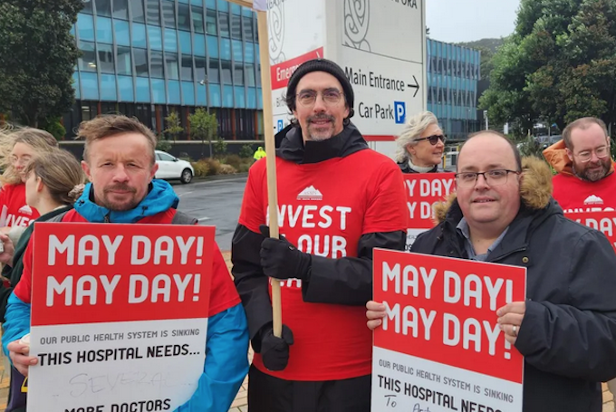 May Day docs RNZ 680wide Senior Wellington Hospital doctors