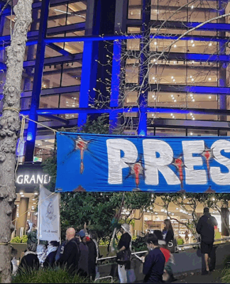 Time for NZ media to ditch the propaganda and stand against genocide Pro-Palestine protesters outside the NZ Voyager Media Awards in Auckland tonight demonstrating against "biased" media coverage