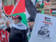 The global Nakba Day protest with marchers today in Queen Street in New Zealand's largest city Auckland
