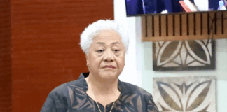 PM Fiame Naomi Mata'afa in Parliament yesterday