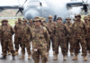 Some of the 100 PNG Defence Force personnel who deployed to Australia to help fight bushfires in January 2020