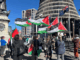 New Zealand protesters for Palestine delivering PSNA's open letter to Foreign Minister Winston Peters