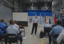 A training session for the UN Pacific peacekeepers cohort