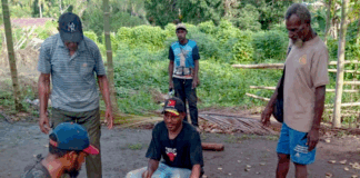 Indigenous Papuans in Merauke district protest to protect their customary lands
