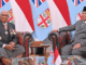 Fiji Prime Minister Sitiveni Rabuka (left) with President Prabowo Subianto at the Merdeka Palace, Jakarta, in April 2025