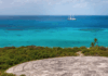 Once a tropical paradise thick with coconut palms, Runit Island is capped by a massive concrete structure