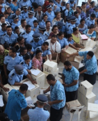 Samoa on election day in 2016