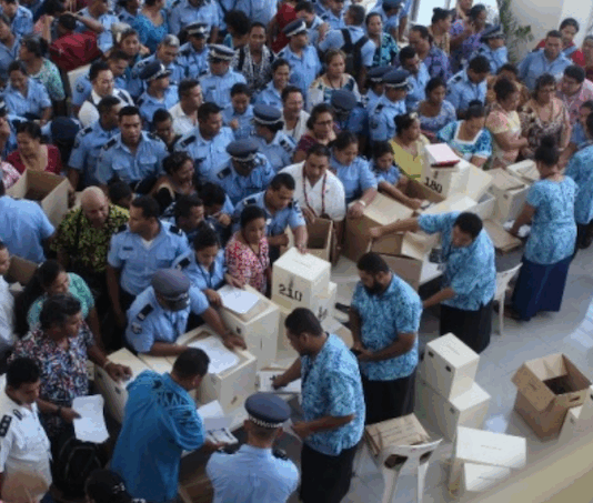 Samoa on election day in 2016