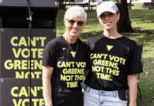 Advance director Sandra Bourke (left) and Roslyn Mendelle