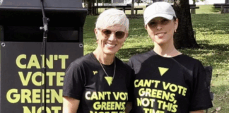 Advance director Sandra Bourke (left) and Roslyn Mendelle