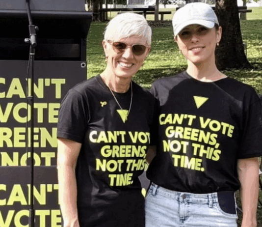 Advance director Sandra Bourke (left) and Roslyn Mendelle