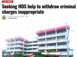 The 1 May 2025 report by Talamua Online that led to the criminal libel case