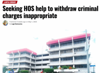 The 1 May 2025 report by Talamua Online that led to the criminal libel case
