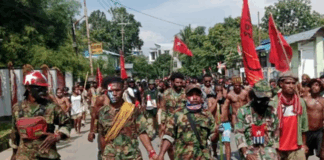 West Papuan resistance fighters