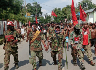 West Papuan resistance fighters