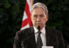 NZ Foreign Affairs Minister Winston Peters