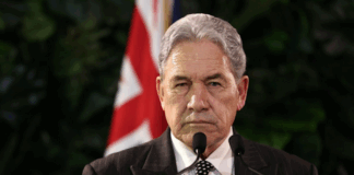NZ Foreign Affairs Minister Winston Peters