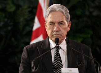 NZ Foreign Affairs Minister Winston Peters