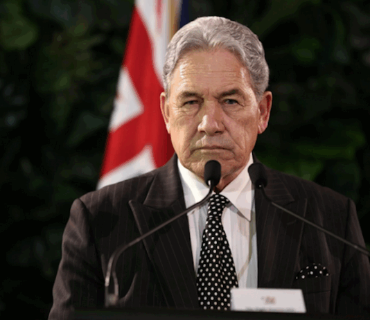 NZ Foreign Affairs Minister Winston Peters