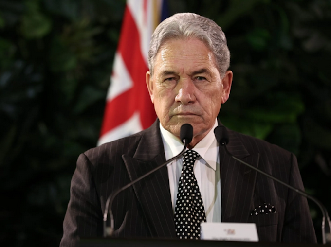 Winston Peters PB 680wide NZ Foreign Affairs Minister Winston Peters