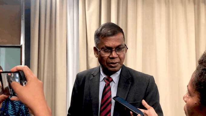Fiji Finance Minister and DPM Dr Biman Prasad