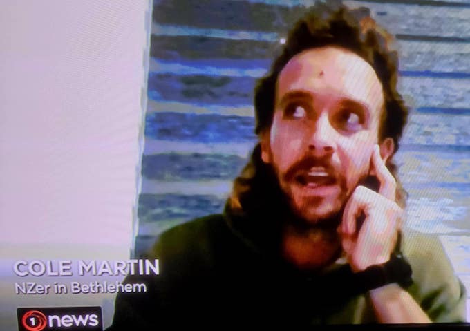 Cole Martin in Bethlehem NZ journalist Cole Martin