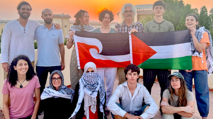 New Zealand and other activists taking part in the Global March to Gaza