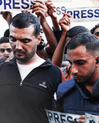 For more than 20 months, Israeli authorities have barred foreign journalists from entering the Gaza Strip, and the Israeli military have killed nearly 200 Palestinian journalists
