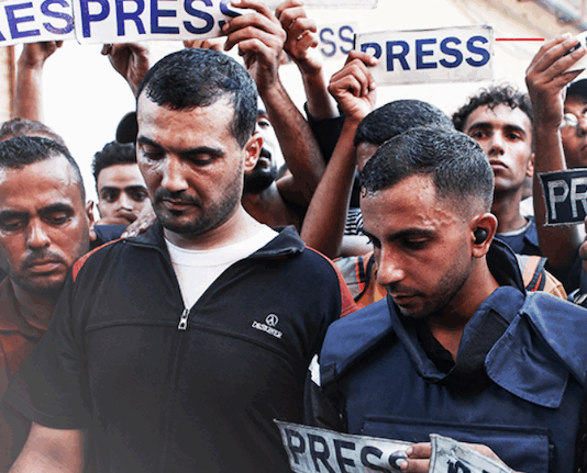 For more than 20 months, Israeli authorities have barred foreign journalists from entering the Gaza Strip, and the Israeli military have killed nearly 200 Palestinian journalists
