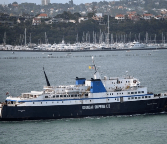 A Goundar Shipping vessel