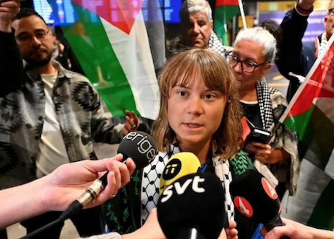 Greta Thunberg JC 680wide Proof of the failure of Western media came this week with the coverage of Israel’s brazen act of piracy against a UK-flagged ship, the Madleen